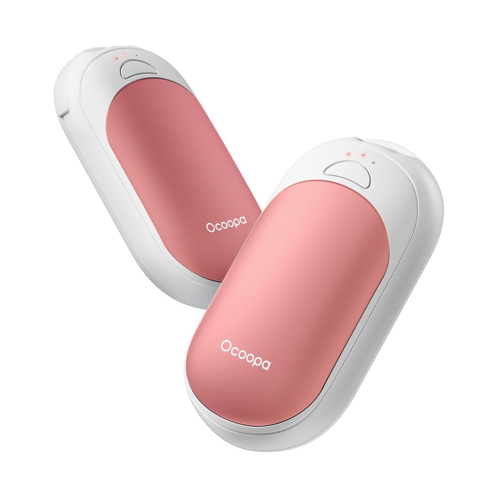 OCOOPA Magnetic Rechargeable Hand Warmers 2 Pack, Fast Heating, 3-Settings, UL Certified, Electric Portable Pocket Heater, Hunting, Golf, Camping Gear, Warm Gifts for Women, UT3 Lite