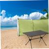 Ckuakiwu Windscreen Privacy Wind Blocker,Wind Breaker Beach Garden Windbreak for Camping 98.43X27.56 in Caravan Sun Screen Shelter Tall Wind Break with Gound Pegs, Rope and Storage Bag No Poles view 4