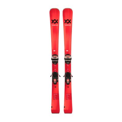 Volkl Deacon 80 Skis w/Lowride XL 13 GW Black/Fluorescent Red Bindings 2024 167