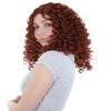 HPO Adult Women's Tv Series Curly, Brown Color, Standard Cap HW-239A view 2