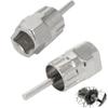 YehVeh 2 Pack Bike Freewheel Remover Bicycle Freewheel Removal Tool Bicycle Cassette Locking Tool with Pin 5mm Cassette Sprocket Remover for Shimano Sunrace Sram Sprocket Cassettes 7-Speed Freewheels view 1