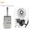 YehVeh 2 Pack Bike Freewheel Remover Bicycle Freewheel Removal Tool Bicycle Cassette Locking Tool with Pin 5mm Cassette Sprocket Remover for Shimano Sunrace Sram Sprocket Cassettes 7-Speed Freewheels view 2