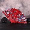 JITEM Decorative Japanese Fan Paper Fan Hand Fan New Chinese Style Decor Folding Fan Dance Wedding Party Lace Silk Folding Chinese Fan Cosplay Abanico Mano Plegable view 2