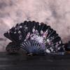 JITEM Decorative Japanese Fan Paper Fan Hand Fan New Chinese Style Decor Folding Fan Dance Wedding Party Lace Silk Folding Chinese Fan Cosplay Abanico Mano Plegable view 2