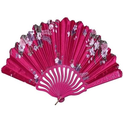 JITEM Decorative Japanese Fan Paper Fan Hand Fan New Chinese Style Decor Folding Fan Dance Wedding Party Lace Silk Folding Chinese Fan Cosplay Abanico Mano Plegable