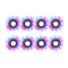 JHKJ 85A Light Up Inline Wheels Replacement Wheels 64mm 70mm 80mm Replacement Wheel Without Bearings 8 Pack Flash Wheel for Indoor/Outdoor,70mm view 1