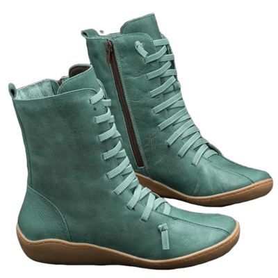 Ladmiple Cowgirl Boots Women Black Comfortable Cowgirl Boots Ankle Boots for Women Round Toe Western Cowboy Boots Fashion Casual Combat Short Booties High Top Walking Shoes