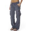 ZBYY Womens Cargo Pants with Pockets Outdoor Casual Military Tactical Pants Camping Hiking Combat Work Pants Trousers Grey view 1
