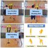 LXLZYXSF Basketball Training Dummy Partner - Moveable Hands, Adjustable Height Defender Mannequin for Volleyball Soccer Football, Shooting Trainer, Gift for Son view 3