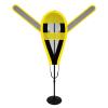 LXLZYXSF Defender Dummy for Shooting Dribbling Balls, Moveable Hands & Adjustable Height, Sports Training Equipment, People Wall/Obstacles Throwing Sparring Partner view 1