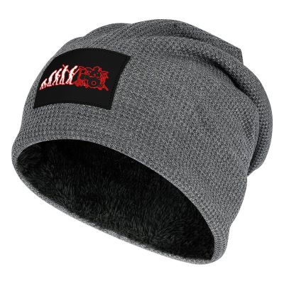 Drummer Evolution Beanie Hat Thick Warm Skull Cap for Men Women