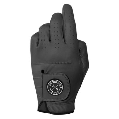 ASHER Men's Premium Charcoal Golf Glove Small -(goes on Left Hand)