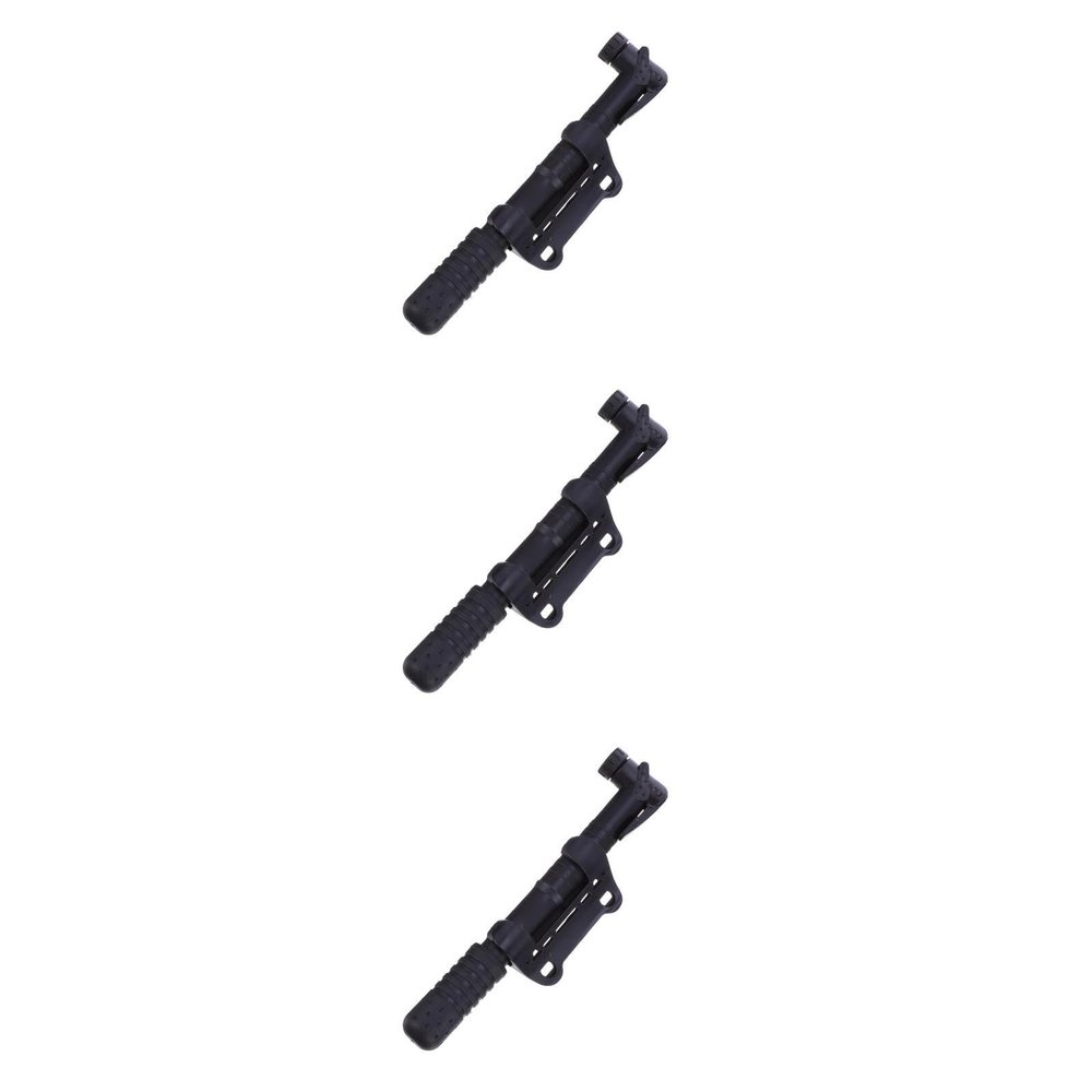INOOMP 3sets Portable Mini Pump High Pressure Inflator American French Nozzle for Easy Use for Cars and More Ergonomic Design for One-Hand