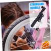 INOOMP 3sets Portable Mini Pump High Pressure Inflator American French Nozzle for Easy Use for Cars and More Ergonomic Design for One-Hand view 3