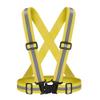 Fepdiu High Visibility Reflective Vest Safety Vest Running Reflective Gear Adjustable Reflective Vest for Walking,Jogging,Hiking,Night Cycling (Golden) view 1