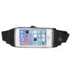 Waterproofs Touch Screen Waist Bag Outdoor Running Belt with Phone Holder, Anti Theft Running Fanny Pack for Men and Women, Sport Belt for Jogging, Hiking, Gym (black) view 1