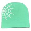 yolrdiw Women Beanie Y2k Letter Graphic Soft Warm Knitted Hats Men Winter Cap Green/White view 3