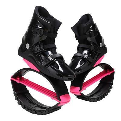 Kangaroo Bounce Shoes | Exercise Fitness Boots | Women & Men Workout Jumps| Anti Slip/Adjustable | 36-44, Load 66-243 lbs (Color : Black, Size : 36-38)