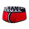 JOCKMAIL Men's Cotton Boxer Underwear Jockstrap Bottomless Mens Backless Trunks Brief Shorts (Medium, Red) view 1