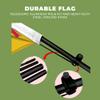 DreamController Gym Feather Flag Only (11.5Feetx2.5Feet) for Business Outside with Optional Add-On Pole(15Feet) and Groundspike | Custom Swooper Flag | Made in USA view 4