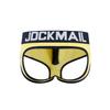 JOCKMAIL Men's Cotton Boxer Underwear Jockstrap Bottomless Mens Backless Trunks Brief Shorts (as1, alpha, x_l, regular, regular, Yellow) view 3
