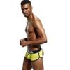 JOCKMAIL Men's Cotton Boxer Underwear Jockstrap Bottomless Mens Backless Trunks Brief Shorts (as1, alpha, x_l, regular, regular, Yellow) view 4