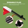 Bait Feather Flag(11.5Feetx2.5Feet) By Dreamcontroller For Business Outside With Optional Add-On Pole(15Feet) and Groundspike | Custom Swooper Flag | Made In Usa view 4