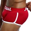 JOCKMAIL Mens Padded Boxer Brief Underwear with Hip Pad Enhancing Buttcocks Boxer Shorts (as1, alpha, m, regular, regular, Red) view 1