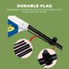 DreamController Flu Shots Feather Flag Only (11.5Feetx2.5Feet) for Business Outside with Optional Add-On Pole(15Feet) and Groundspike | Custom Swooper Flag | Made in USA view 3