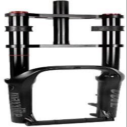 ZECHAO 20/26Inch Front Suspension Fork Travel 140mm Disc Brake Shoulders Snow Bike ATV Double Shoulder Bike Front Fork Outdoor (Size : 20 inch)