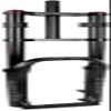 ZECHAO 20/26Inch Front Suspension Fork Travel 140mm Disc Brake Shoulders Snow Bike ATV Double Shoulder Bike Front Fork Outdoor (Size : 20 inch) view 1