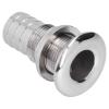 316 Stainless Steel Thru Hull Fitting for Marine Boat Drainage - Hose Connector, Straight Drain Plug for Yacht, Sailboat, RV Water System1 Inch view 1