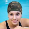 Camo Camouflage Adult Swim Caps Waterproof Bathing Cap Comfy Swimming Hat for Long and Short Hair view 4