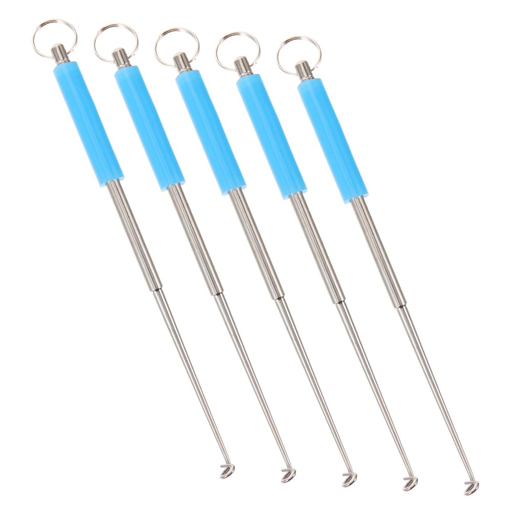 Anneome Release Fishhook Extractor 5pcs Fishing Hook Remover Detacher Tool Handheld Design for Anglers and Outdoor Enthusiasts