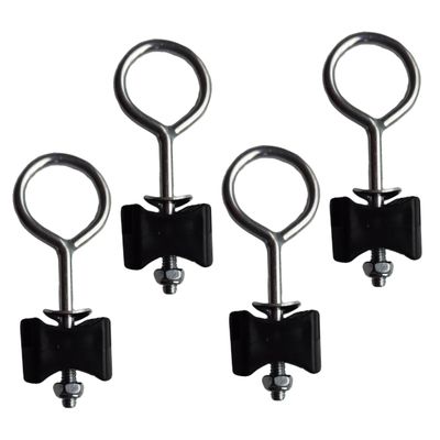 Anneome Portable Trampoline Screws Replacement Trampoline Parts Circle Screws for Enclosure Easy to Install