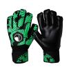 ALTALIVA Breathable Pro-Tek Fingersaves Soccer Football Goalie Goalkeeper Training Gloves Embossed Anti-Slip Latex Adjustable Wristband for Youth Adults Boy (green,#10) view 1