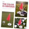 CORHAD Golf Cup Flag Set Hole Cup Tray Golf Training Flags for Practice Golfing Flagstick for Golf Accessories view 4