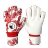 ALTALIVA Breathable Pro-Tek Fingersaves Soccer Football Goalie Goalkeeper Training Gloves Embossed Anti-Slip Latex Adjustable Wristband for Youth Adults Boy (red,#9) view 1