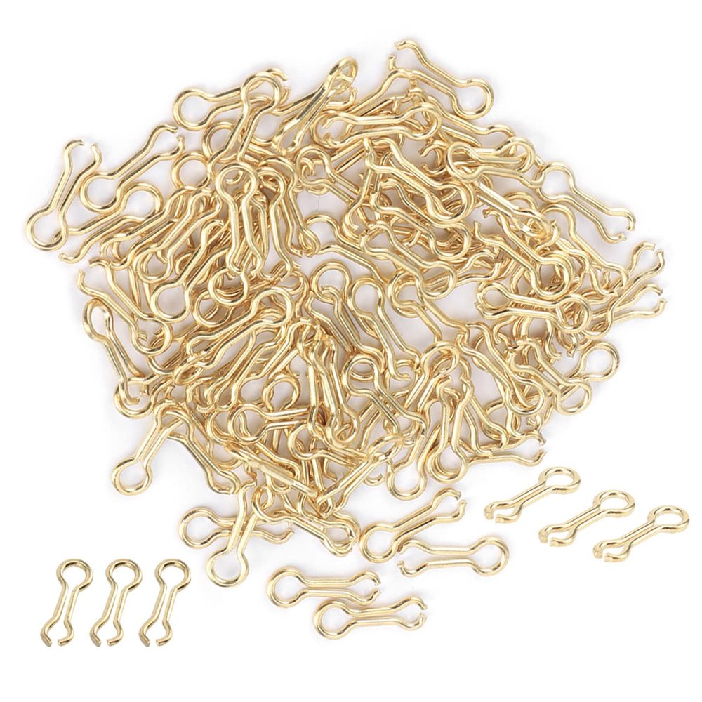 300PCS Carp Fishing Wire Eyes Sinker, Steel Alloy Screw Leads Mould Tackle Accessory (Small)