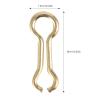 300PCS Carp Fishing Wire Eyes Sinker, Steel Alloy Screw Leads Mould Tackle Accessory (Small) view 2