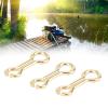 300PCS Carp Fishing Wire Eyes Sinker, Steel Alloy Screw Leads Mould Tackle Accessory (Small) view 4