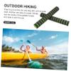 OHPHCALL 1 Pair Sponge Paddle Cover Kayak Paddle Grips Oar Paddle Rod Protective Cover Black Handles Black Gloves Biking Gloves Oar Rod Cover Non-Skid Kayak Paddle Grip Track Handle Cover view 2