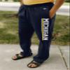 Michigan Wolverines NCAA Officially Licensed Sweatpants Wrap Up, XX-Large view 1