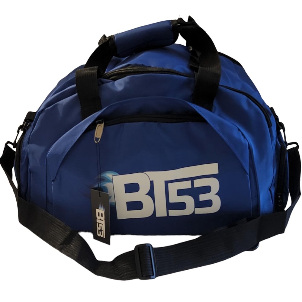 BT53, Sport Bag with Shoe compartment for Gym and activities like Football, Basketball, Soccer, Baseball, Yoga, Swimming, Camping, and Hiking Best For Gifting (Black)