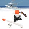 Portable Live Bait Aerator Pump with 350GPH Adjustable Flow and Bottom Suction Cup Livewell Pump for Marine Fishing view 2
