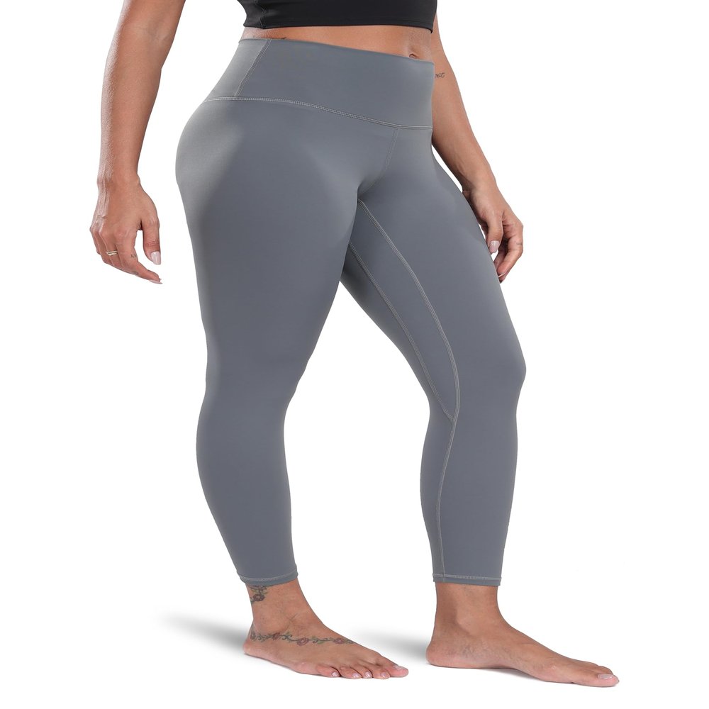 Colorfulkoala Women's Buttery Soft High Waisted Yoga Pants 7/8 Length Leggings (M, Tradewinds)