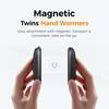 OCOOPA Magnetic Hand Warmers Rechargeable 2 Pack, Fast-Heat, UL Electric Portable Pocket Heater, Ultra-Thin Gloves, Hunting Accessories, Golf, Camping Gear, Women Purse Must Haves, Men Gifts, UT3 Lite view 3