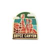 Hike and Draw Gold Bryce Canyon National Park Enamel Pin view 1