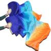 1pair 180 * 90cm Natural Silk Fan Veils for Women Belly Dancing Performance Fan Belly Dance Costumes