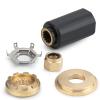 Qiclear 14 1/2 x 19 Pitch 48-832830A45 (Upgrade Rubber Hub Kits Included) OEM Aluminum Boat Outboard Moto Propeller fit Mercury Engines 135-300HP&Mercruiser Alpha One,14.5X 19P,15 Spline Tooth,Rh view 2